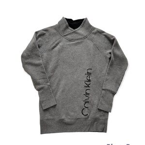 Calvin Klein Gray Turtleneck Sweater